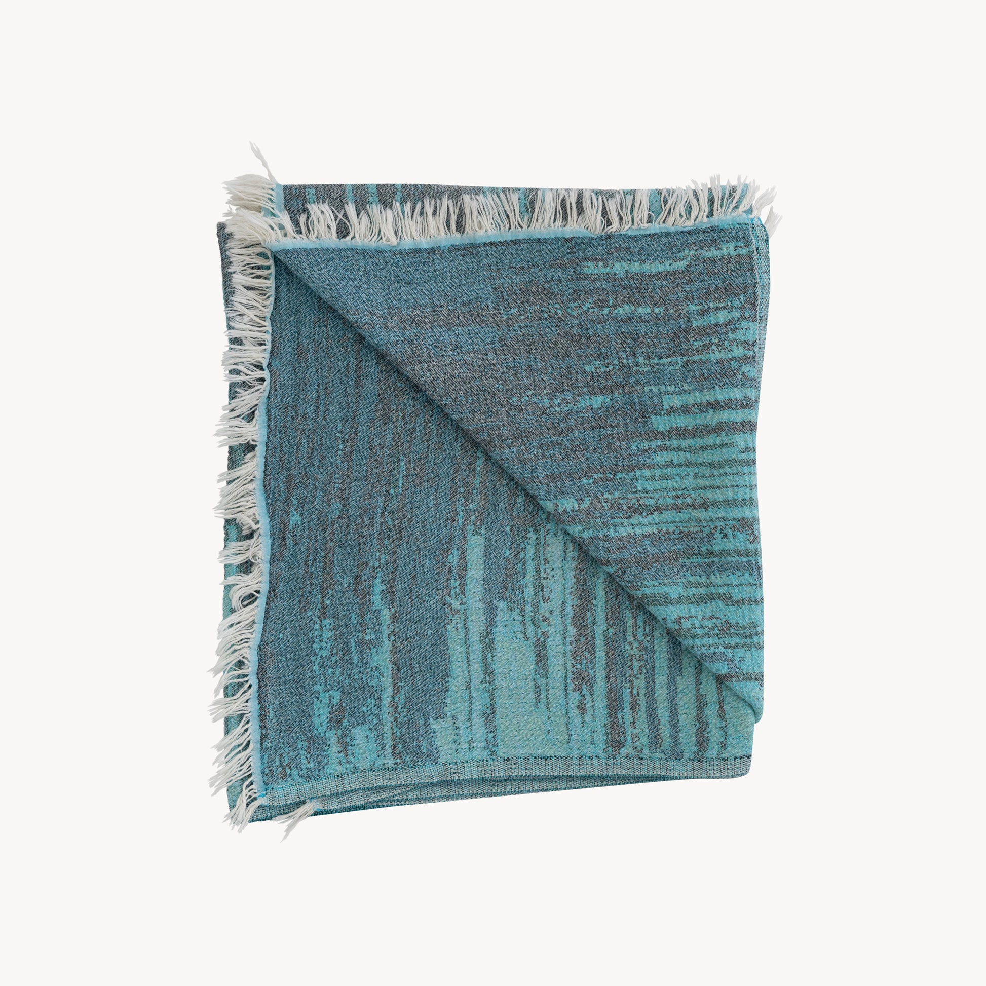 POKOLOKO Riverbend Towel #color_riverbend-seagreen