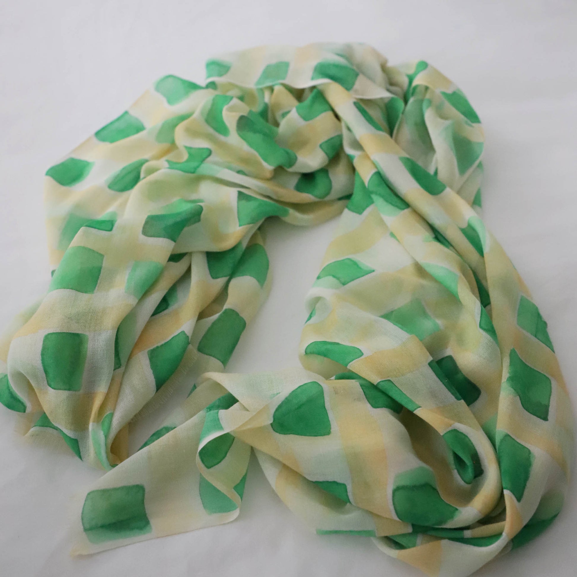POKOLOKO Painted Scarf #color_painted-plaid