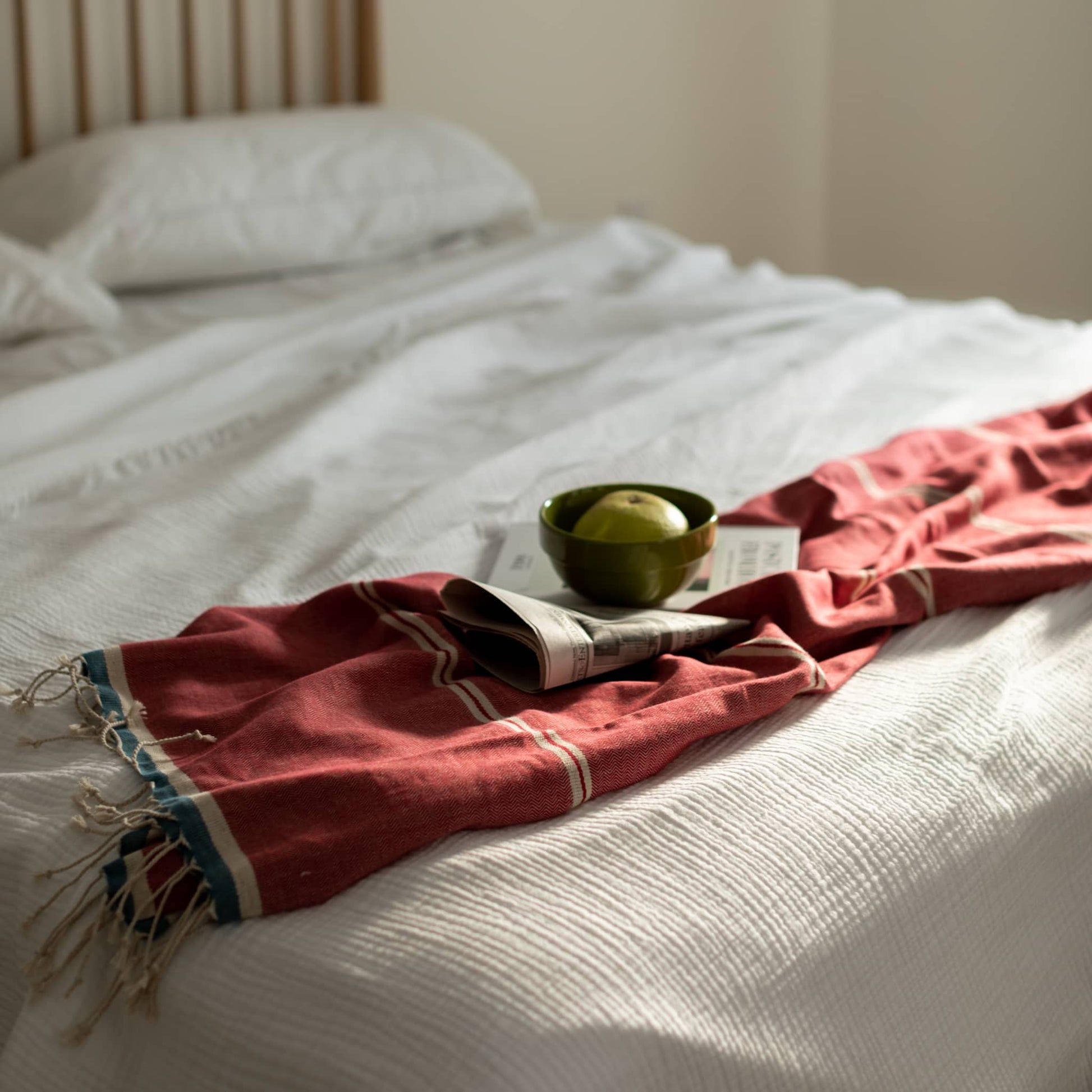 POKOLOKO Soleil Turkish Towel #color_soleil-coral