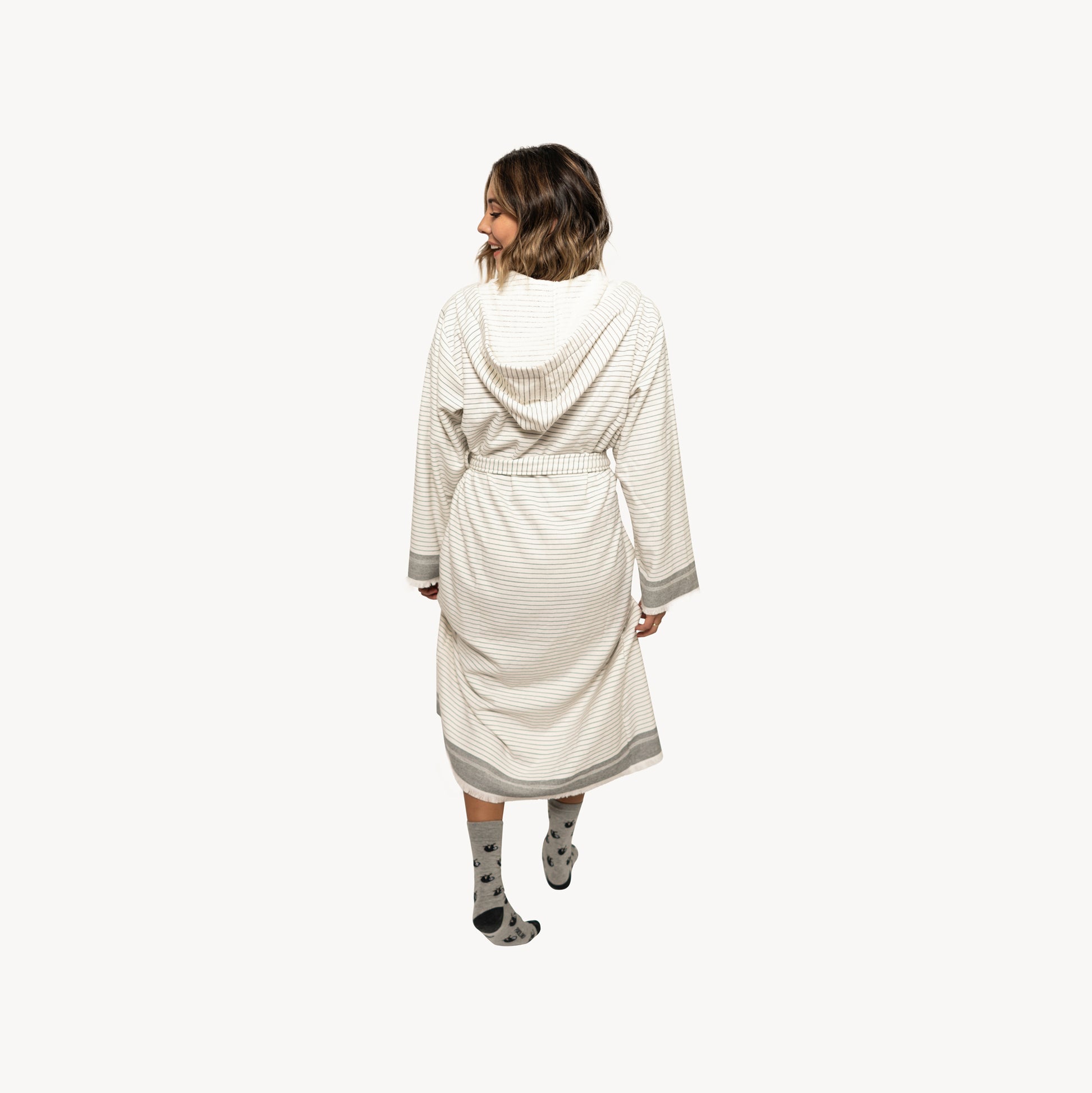 POKOLOKO Leo Terry Robe #color_leo-white