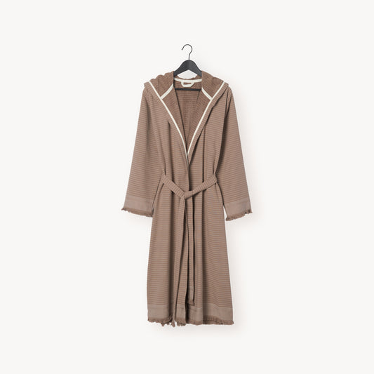 POKOLOKO Leo Terry Robe #color_leo-tea