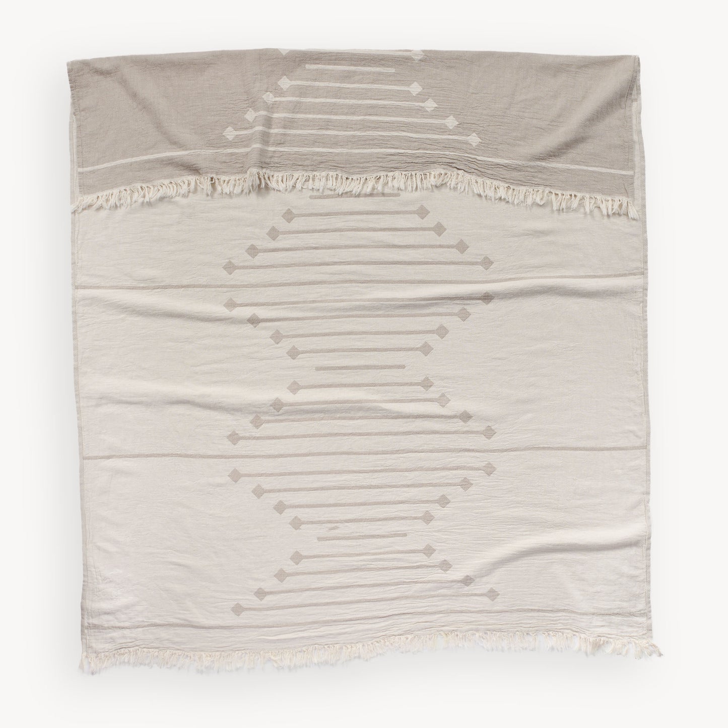 POKOLOKO Arrow XL Towel Throw #color_arrow-beige