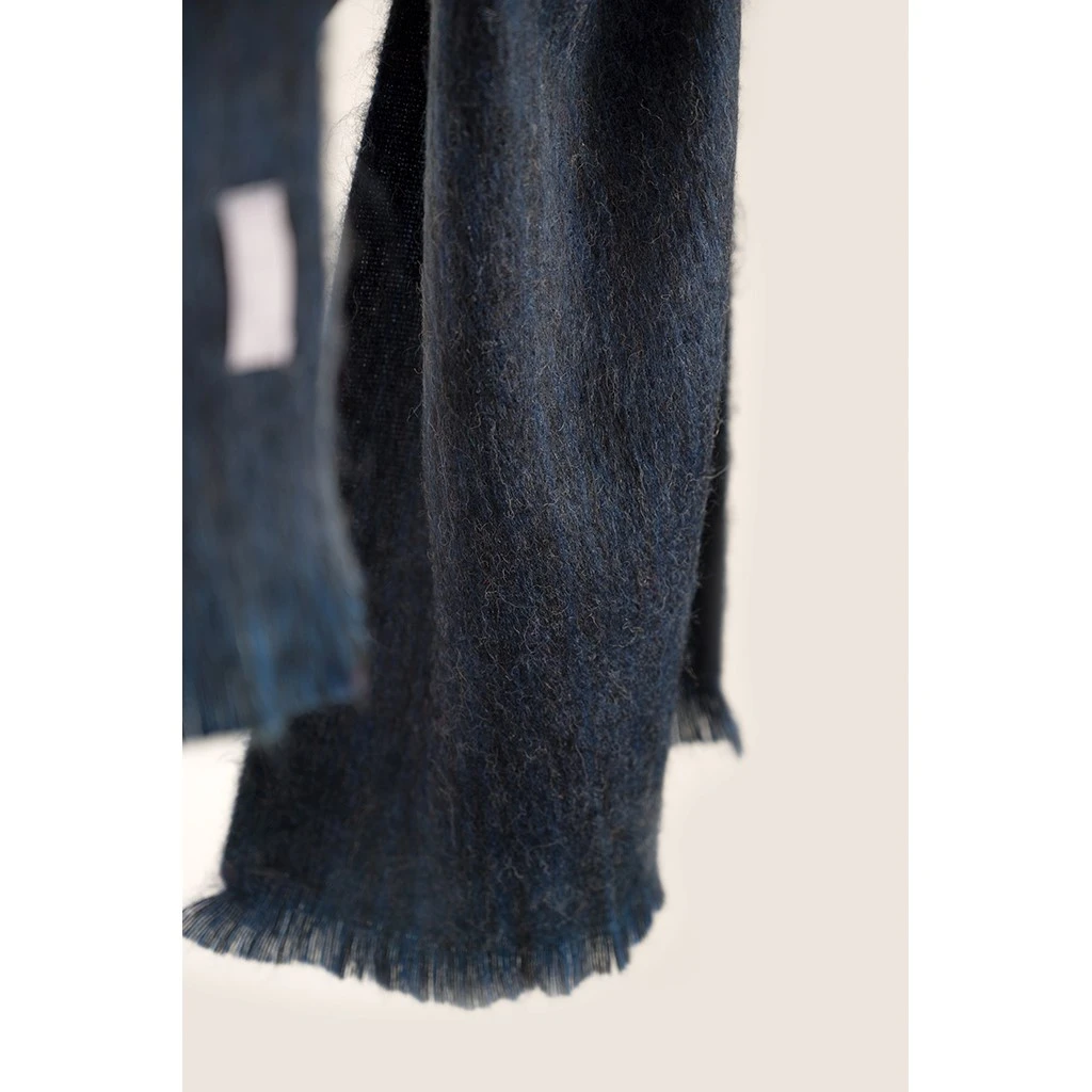 POKOLOKO Solid Alpaca Seamless Scarf #color_officer