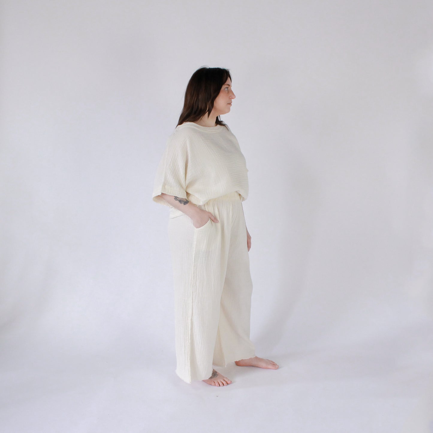 POKOLOKO Crinkle Boat Top #color_crinkle-cream