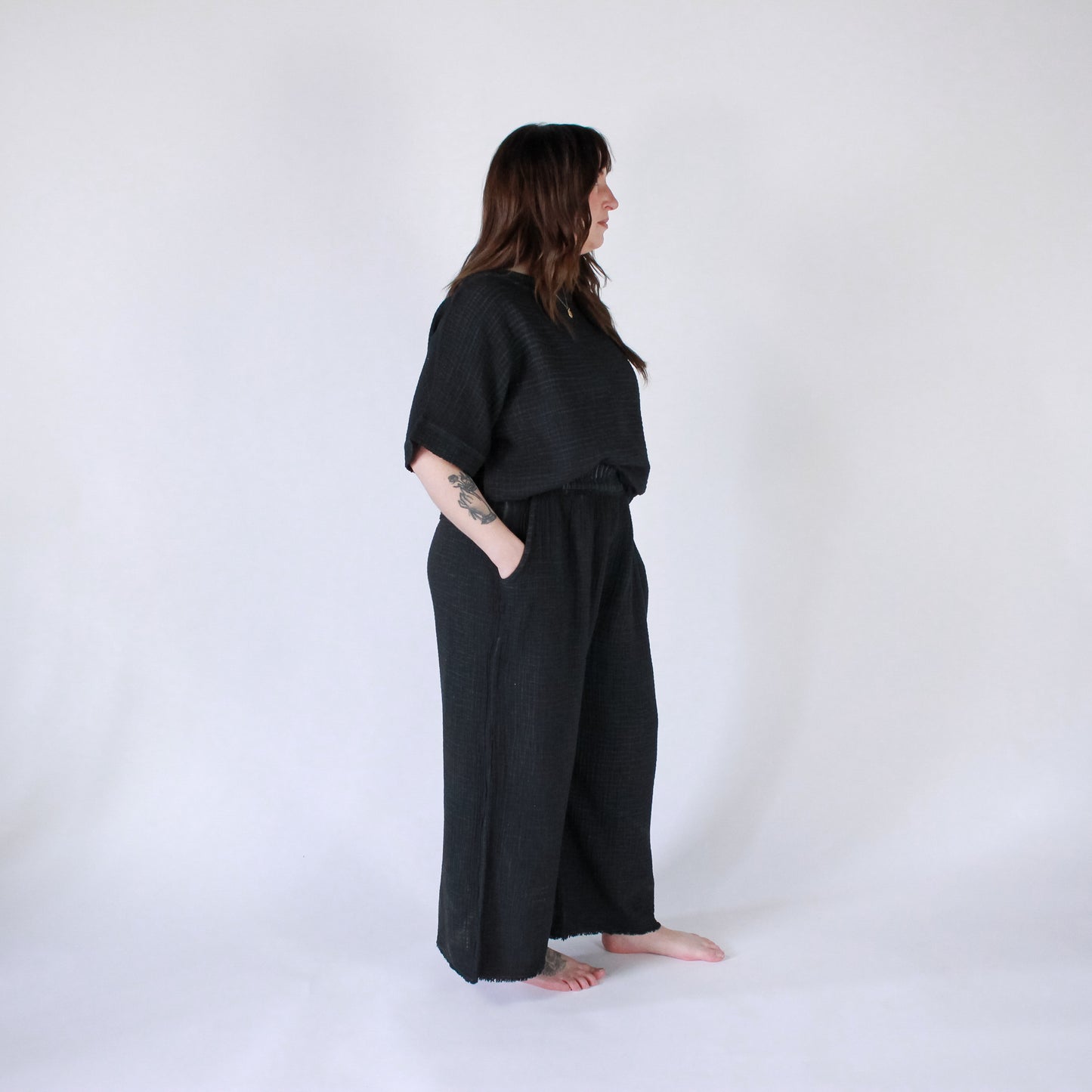 POKOLOKO Crinkle Boat Top #color_crinkle-black