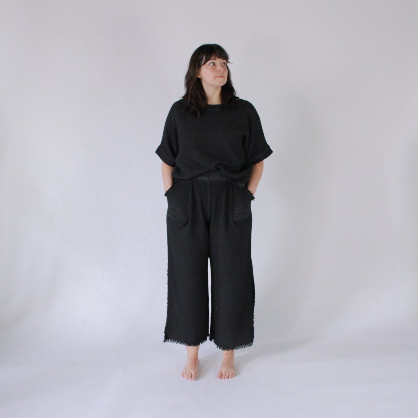 POKOLOKO Crinkle Boat Top #color_crinkle-black