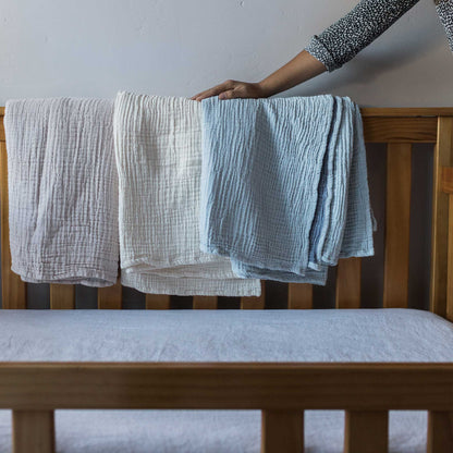 Crinkle Cotton Baby Blanket