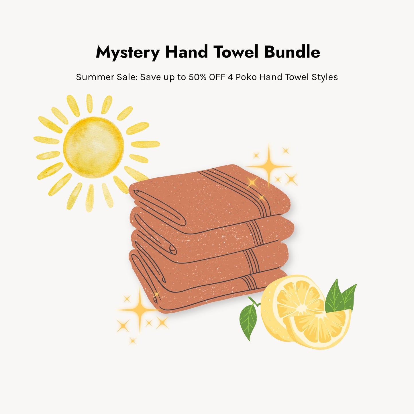 Coffret Mystère Serviettes à Main Poko
