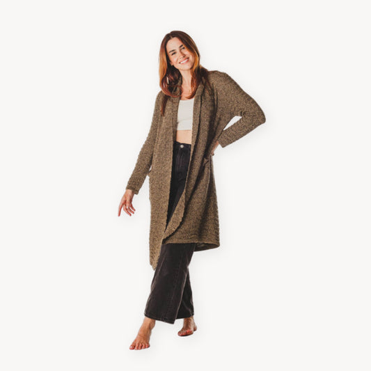 POKOLOKO Haleigh Sweater #color_brown-melange