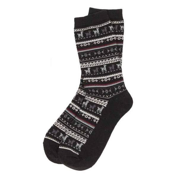 Chaussettes imprimées en alpaga