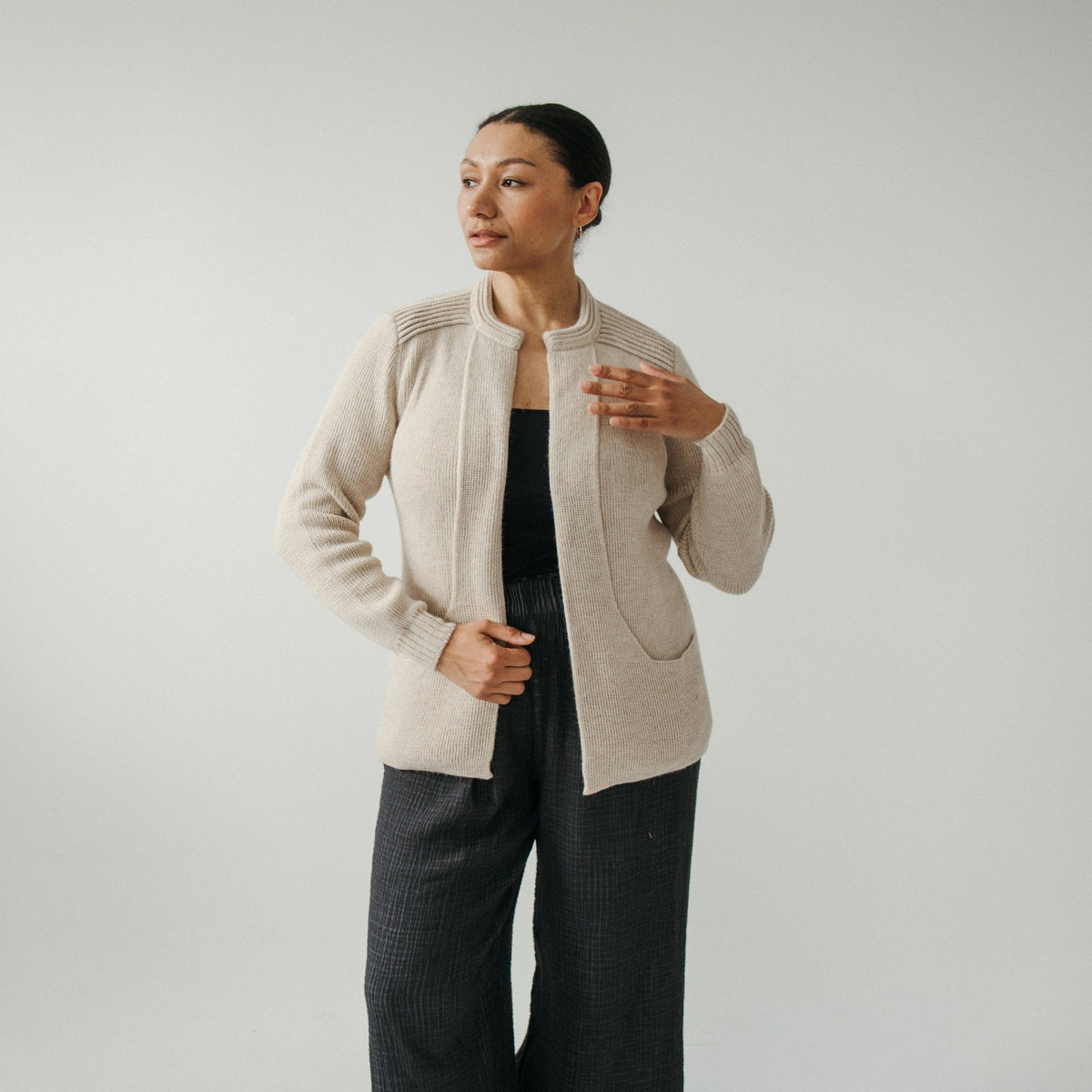 POKOLOKO Cartier Alpaca Sweater #color_chai-latte-cartier