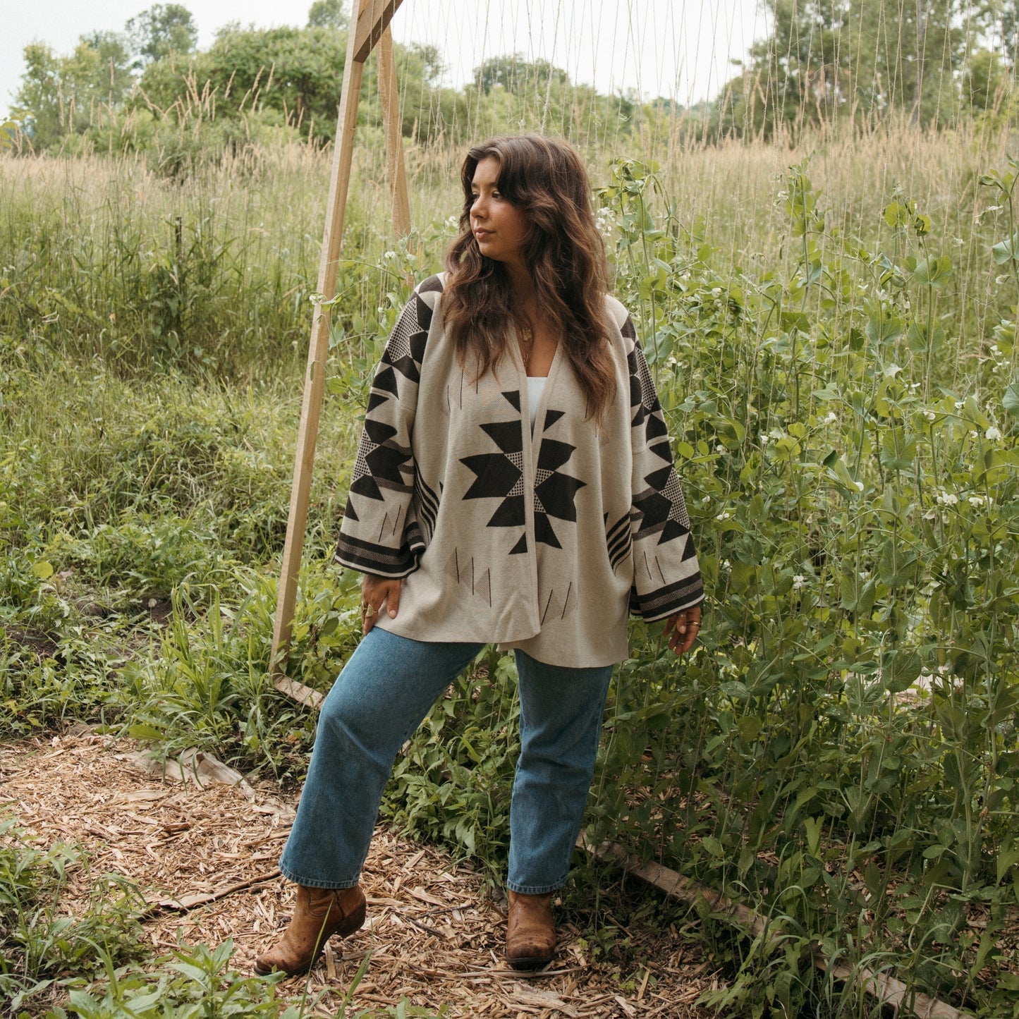 Jacqueline Jacquard Sweater