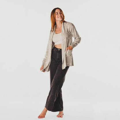 POKOLOKO Sarahkate Sweater #color_grey-white