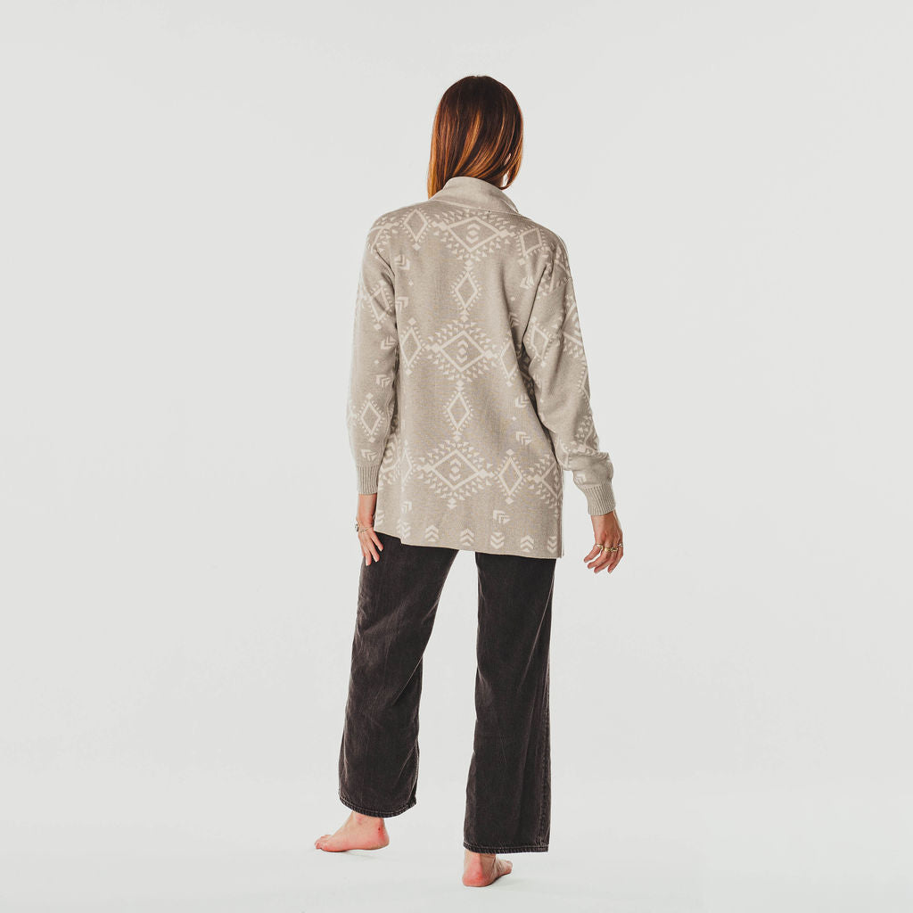 POKOLOKO Sarahkate Sweater #color_grey-white