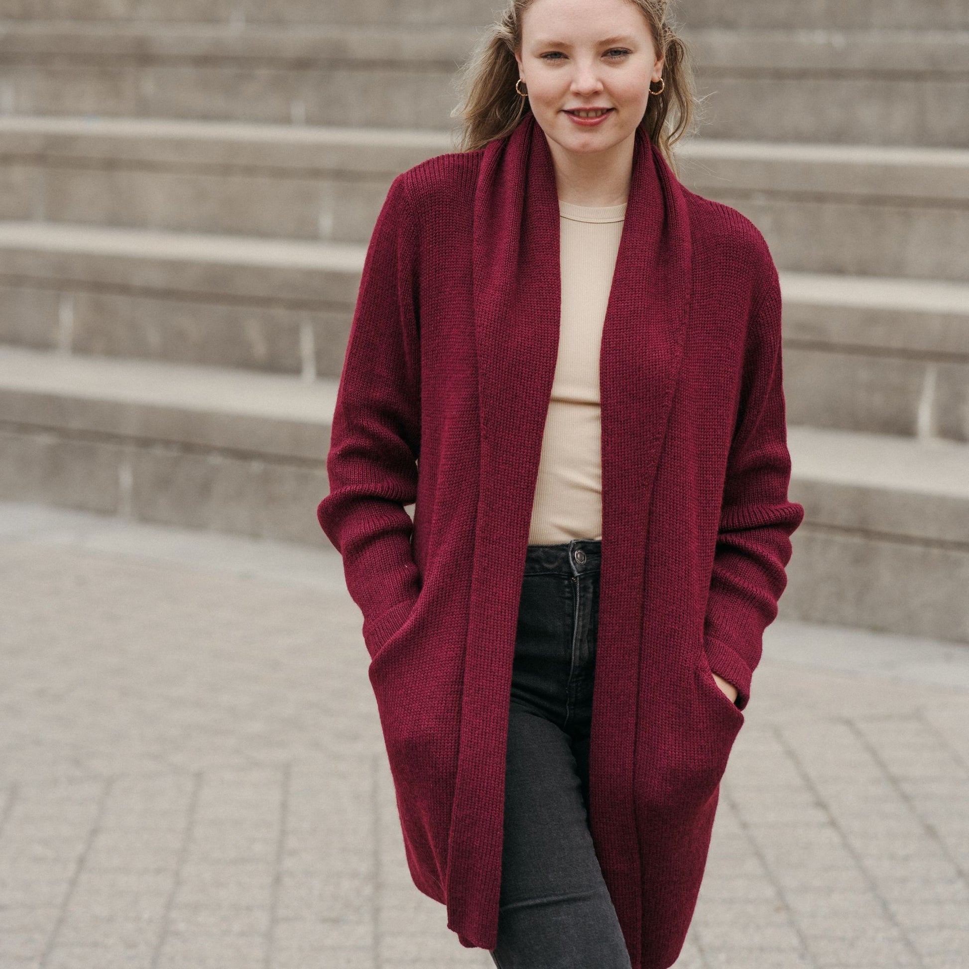 POKOLOKO Mia Sweater #color_wine-mia