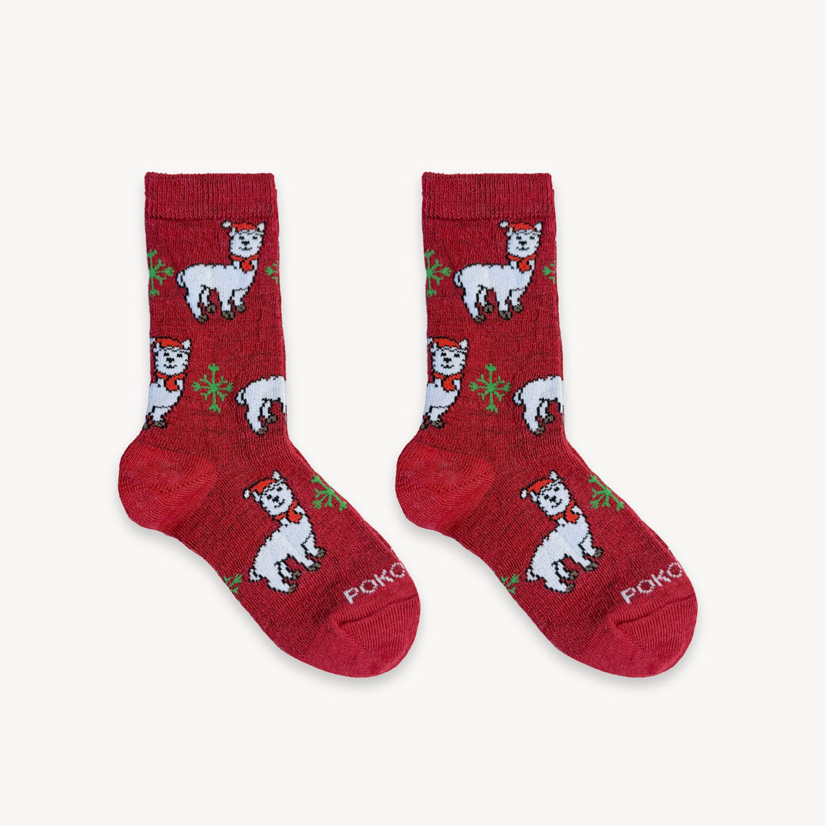 Festive Alpaca Alpaca Kids Socks