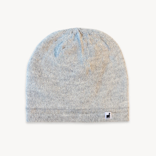 POKOLOKO Alpaca Fleece Lined Hat #color_fleece-lined-clear-grey