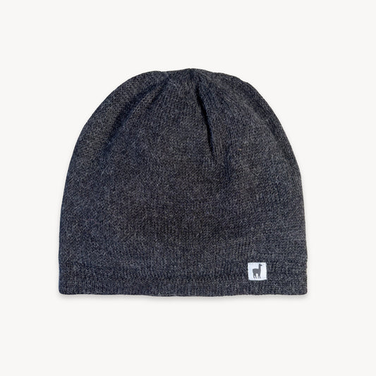 POKOLOKO Alpaca Fleece Lined Hat #color_fleece-lined-charcoal