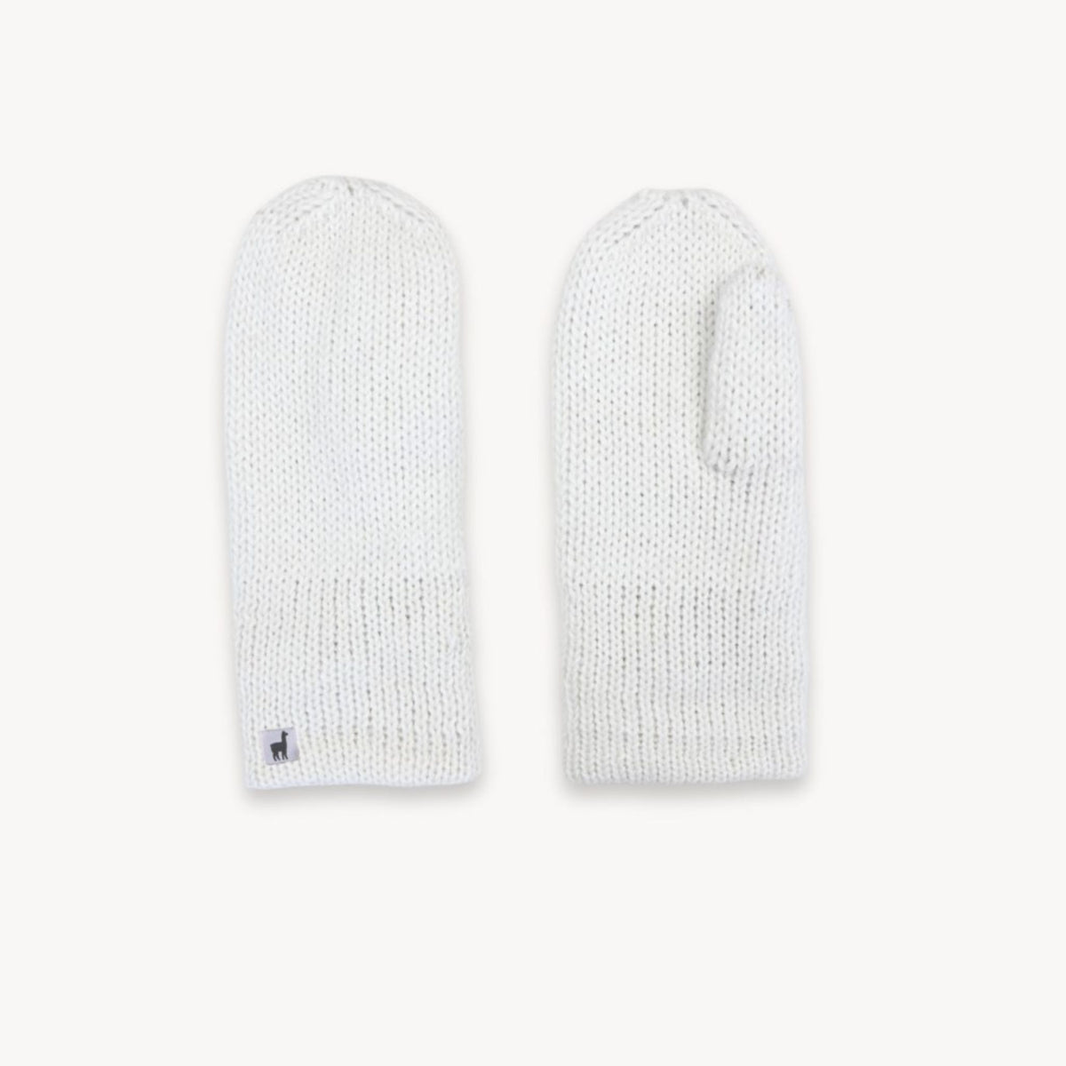 POKOLOKO Alpaca Fleece-Lined Mittens #color_fleece-lined-ivory
