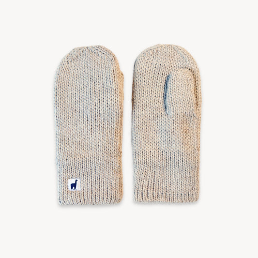 POKOLOKO Alpaca Fleece-Lined Mittens #color_fleece-lined-beige