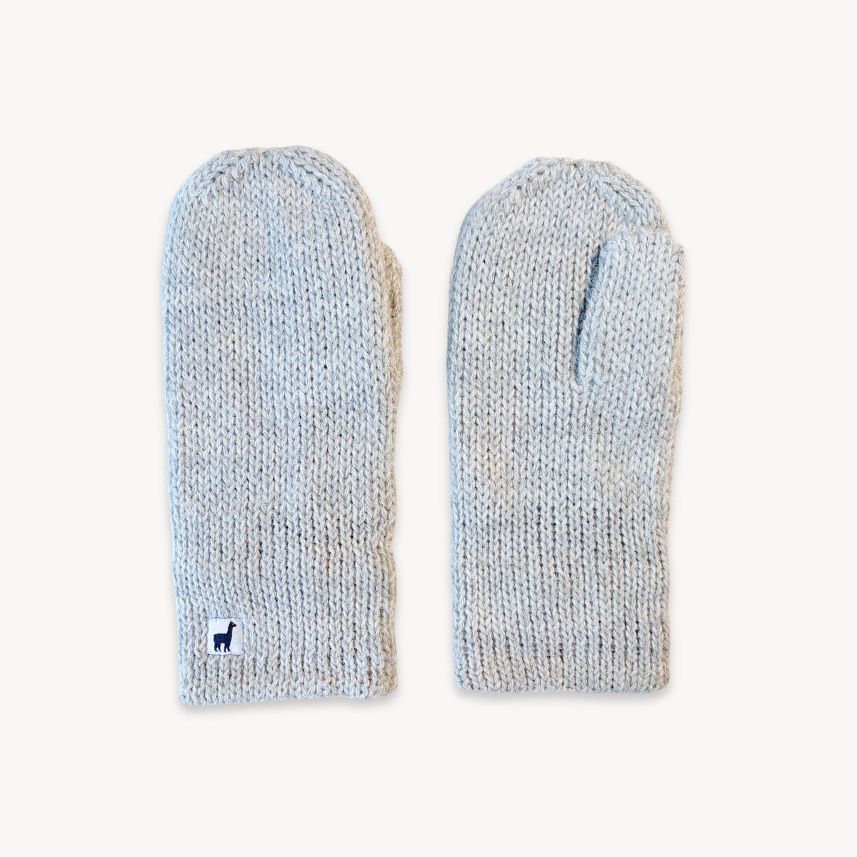 POKOLOKO Alpaca Fleece-Lined Mittens #color_fleece-lined-clear-grey