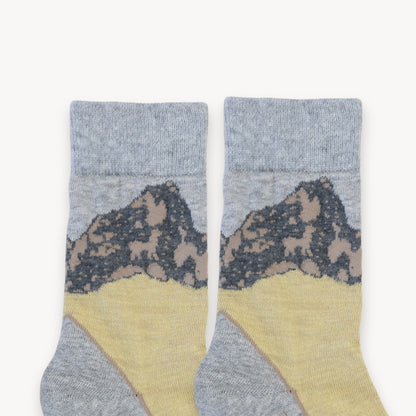 POKOLOKO Mountain Alpaca Socks #color_golden