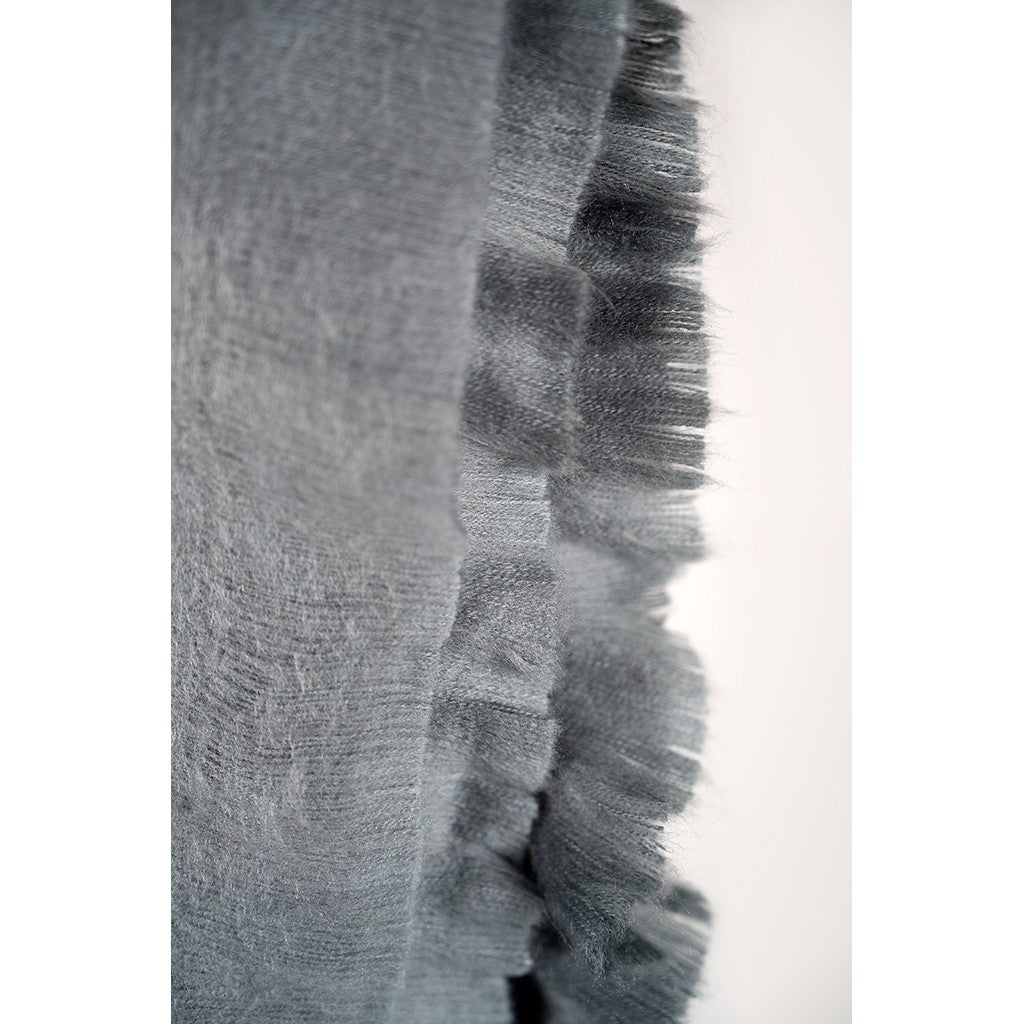 POKOLOKO Solid Alpaca Seamless Scarf #color_fossil