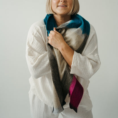 POKOLOKO Alpaca Seamless Multi Stripe Scarf #color_fig