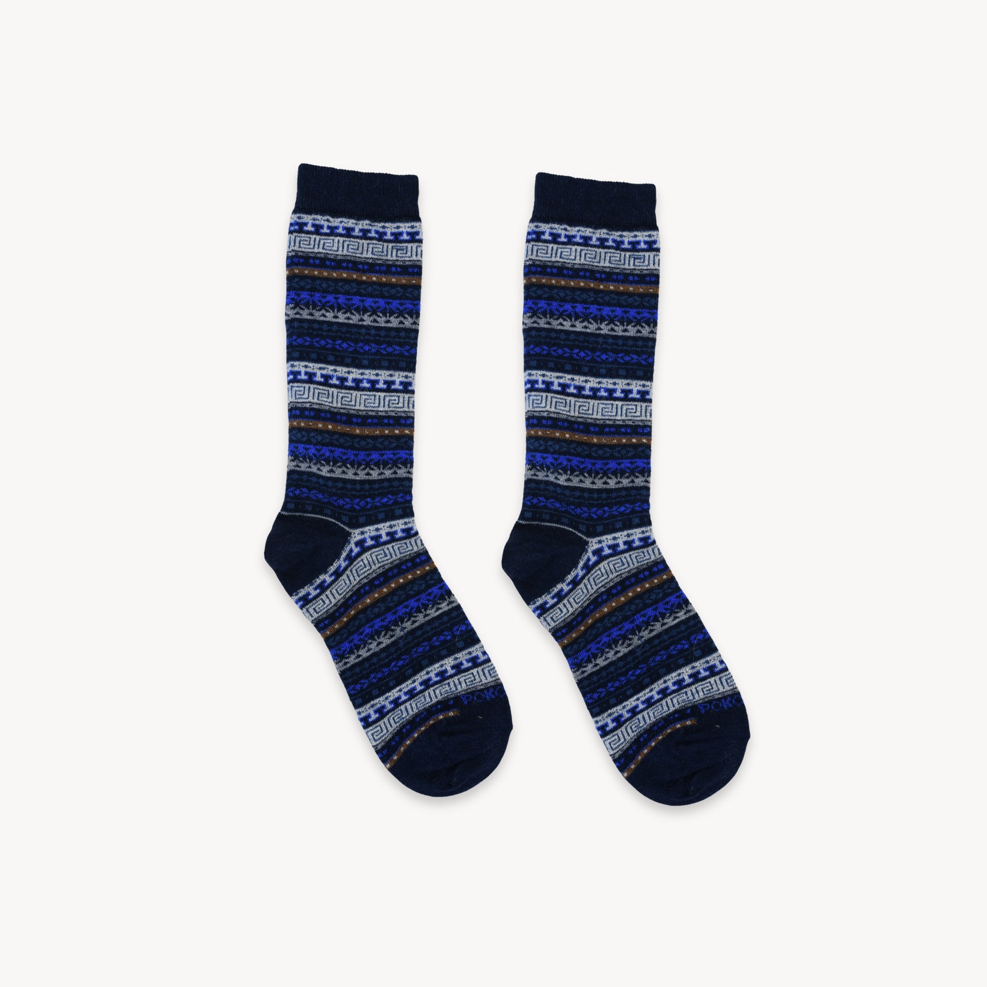 POKOLOKO Crew Alpaca Socks #color_lapis-lazuli