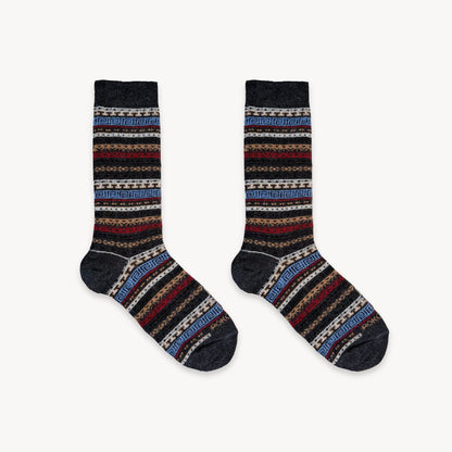 POKOLOKO Crew Alpaca Socks #color_canyon