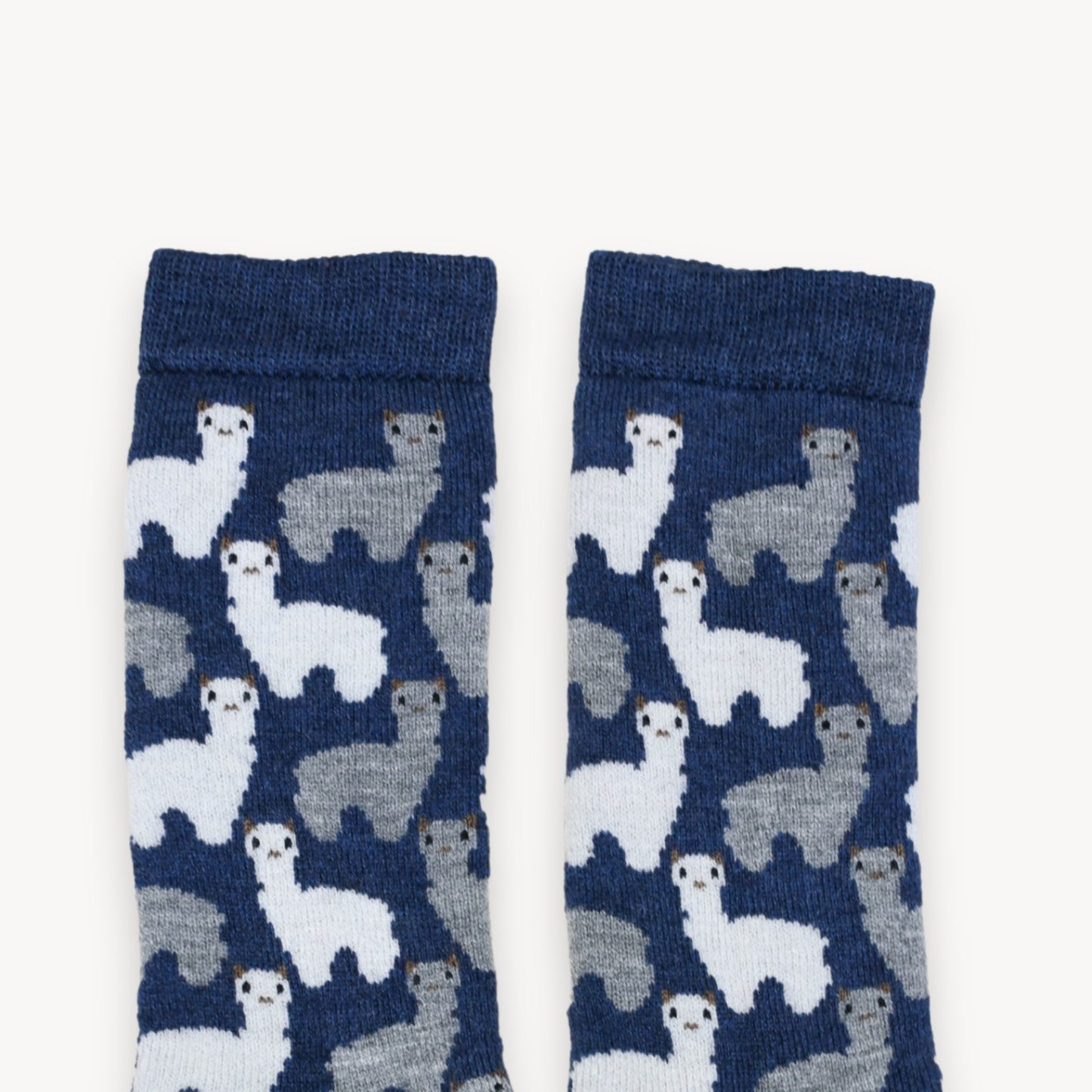 POKOLOKO Herd Alpaca Socks #color_denim-herd