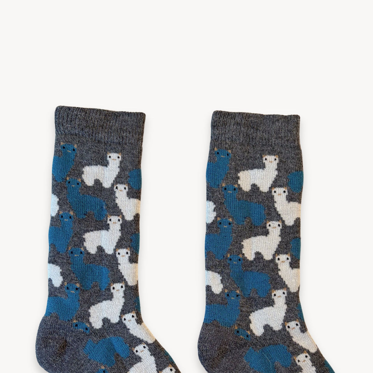 POKOLOKO Herd Alpaca Socks #color_charcoal-herd
