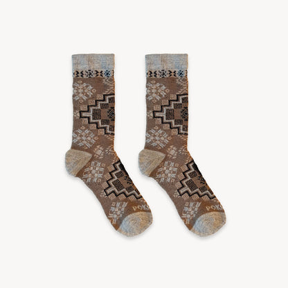 Thick Print Alpaca Socks