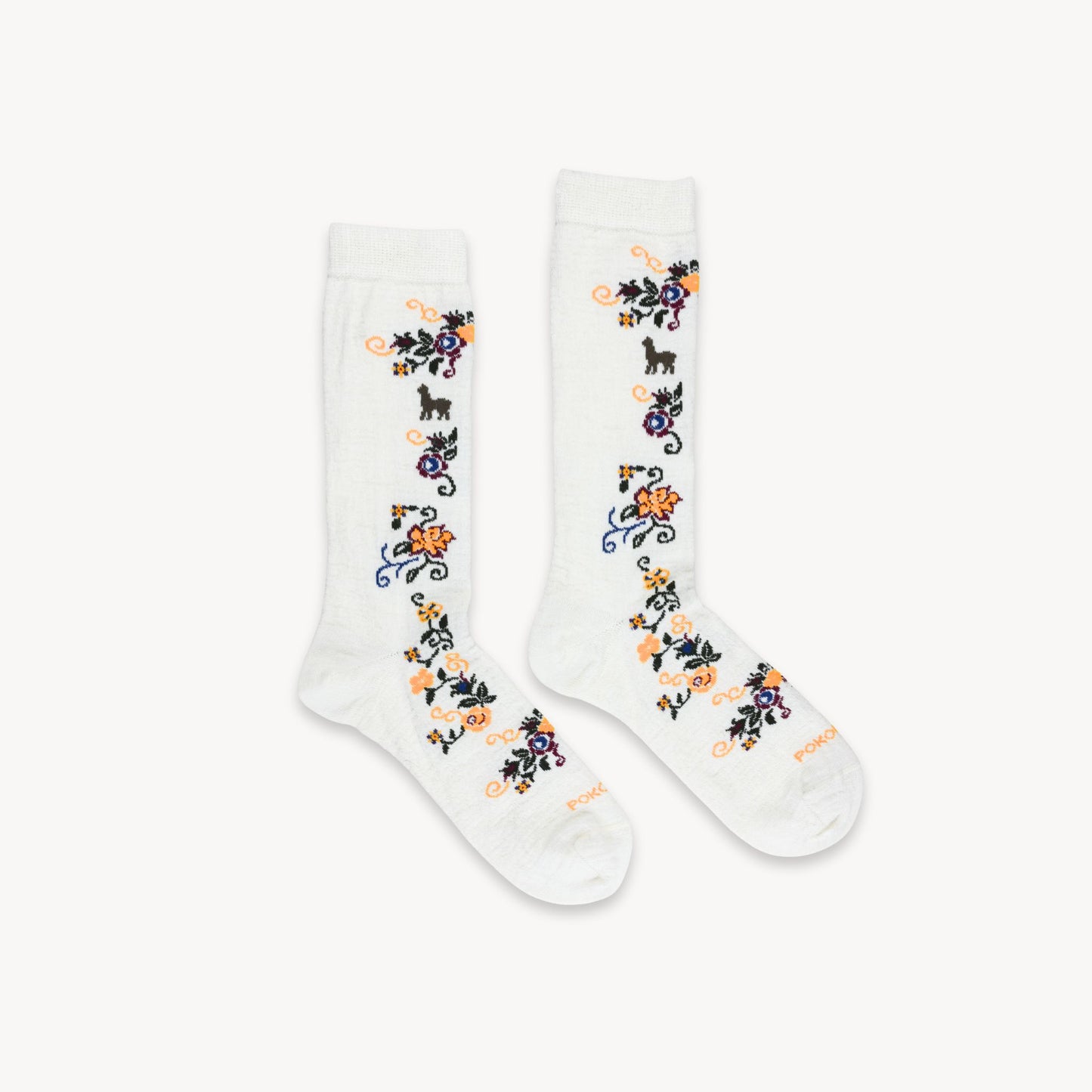 Wild Rose Alpaca Socks