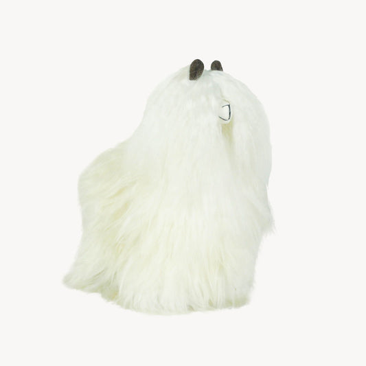 POKOLOKO Alpaca Fur Standing Suri Alpaca #color_white