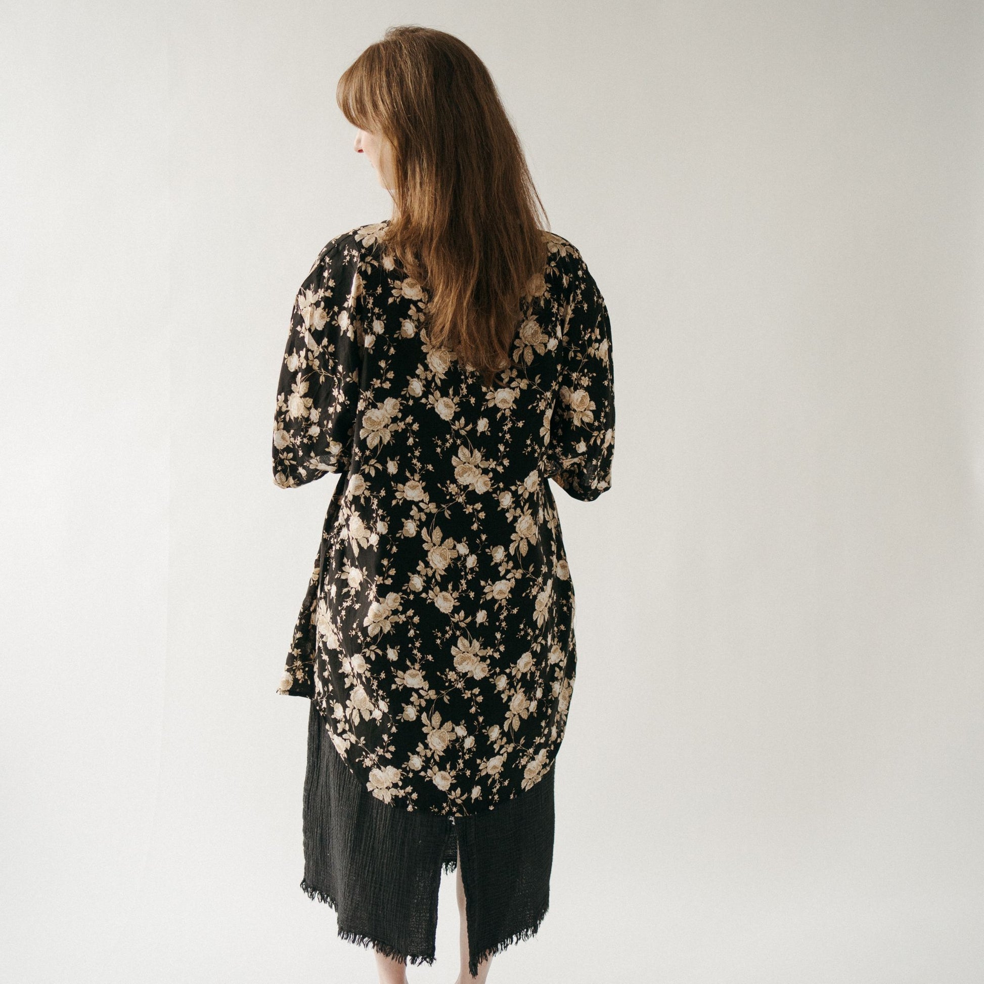 POKOLOKO Ubud Cover-Up #color_black-floral