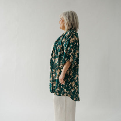 POKOLOKO Ubud Cover-Up #color_floral-teal