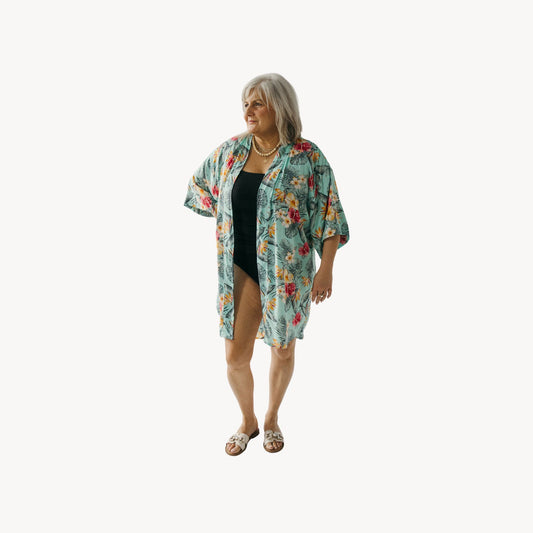 POKOLOKO Ubud Cover-Up #color_tropical-aqua