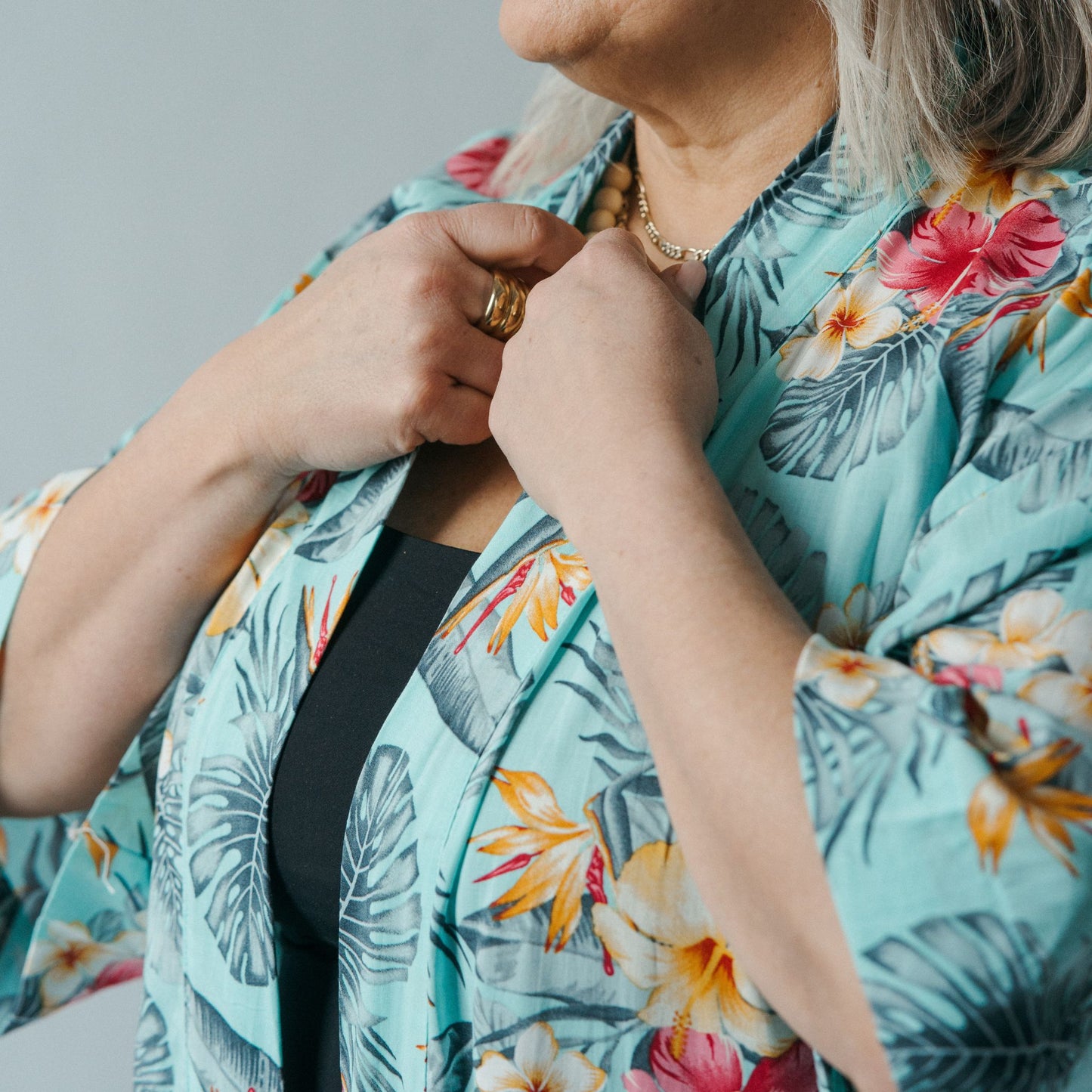 POKOLOKO Ubud Cover-Up #color_tropical-aqua