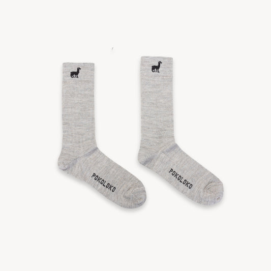 POKOLOKO Everyday Alpaca Socks #color_sand