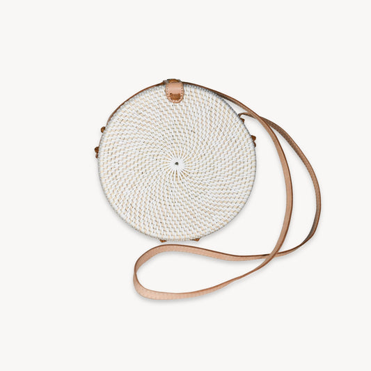 POKOLOKO Circle Bali Bag #color_bali-bag-white-cream