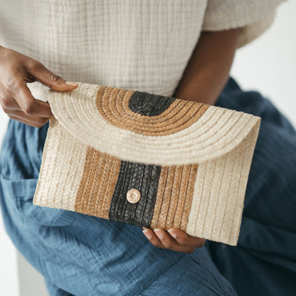 POKOLOKO Palm Leaf Clutch #color_palm-leaf-3-color