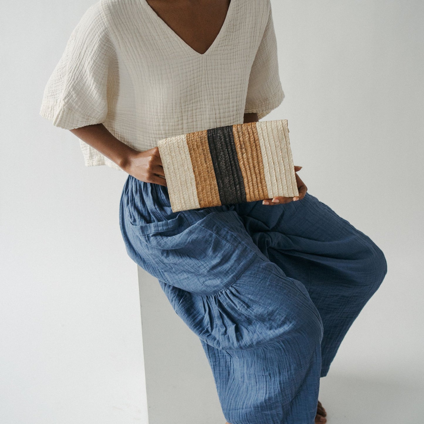 POKOLOKO Palm Leaf Clutch #color_palm-leaf-3-color