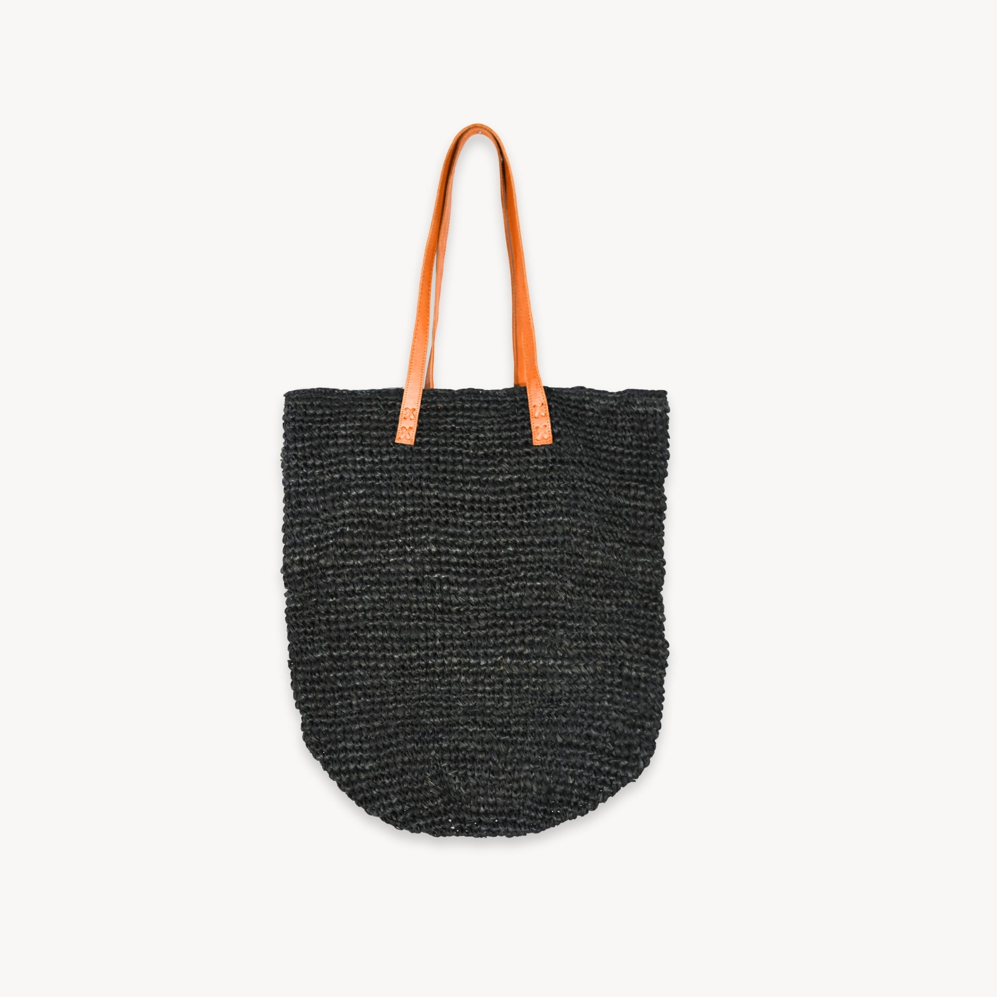 POKOLOKO Raffia Bag #color_black