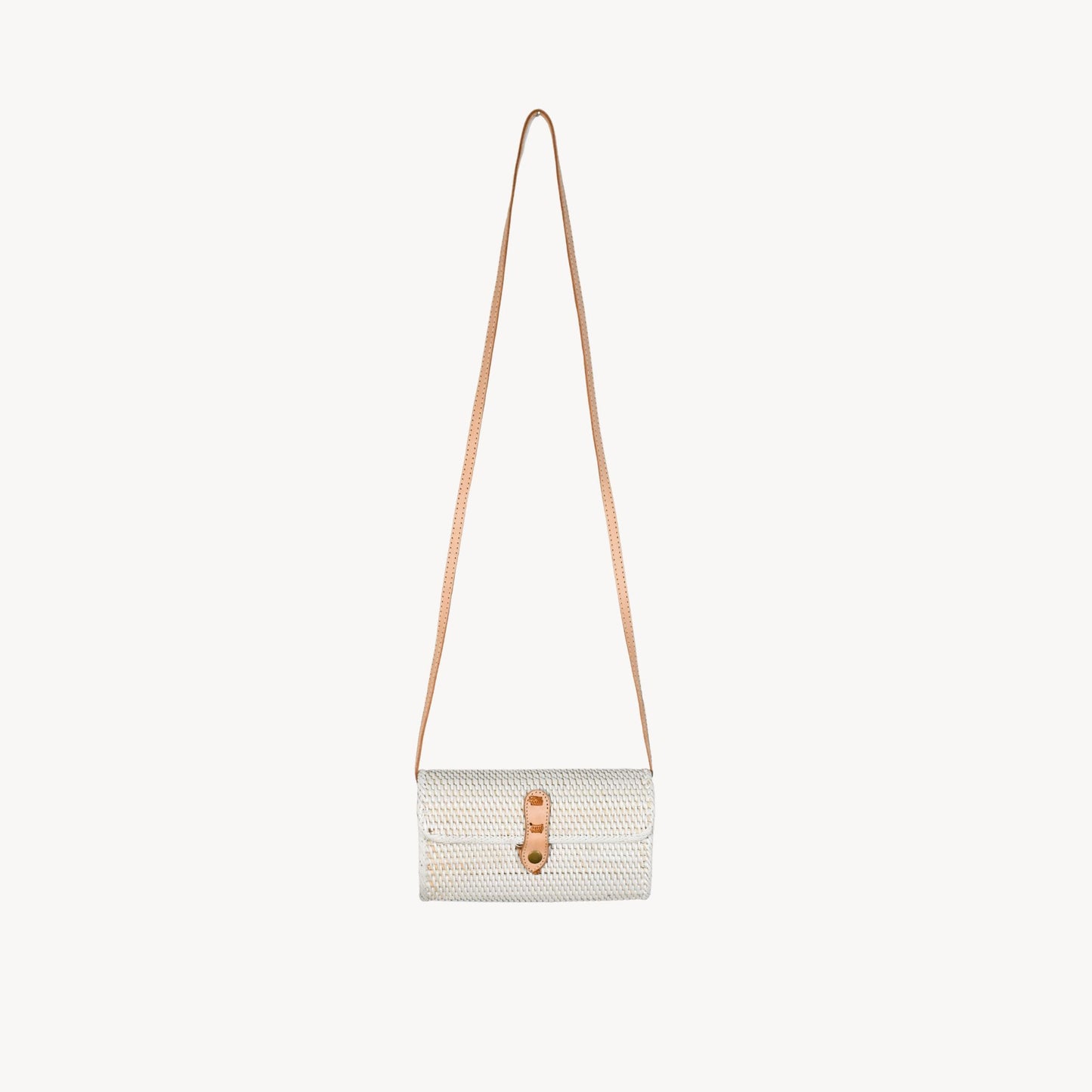 POKOLOKO Rectangle Bali Bag #color_bali-bag-white-cream