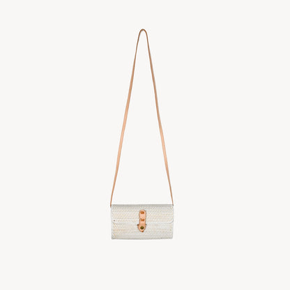 POKOLOKO Rectangle Bali Bag #color_bali-bag-white-cream