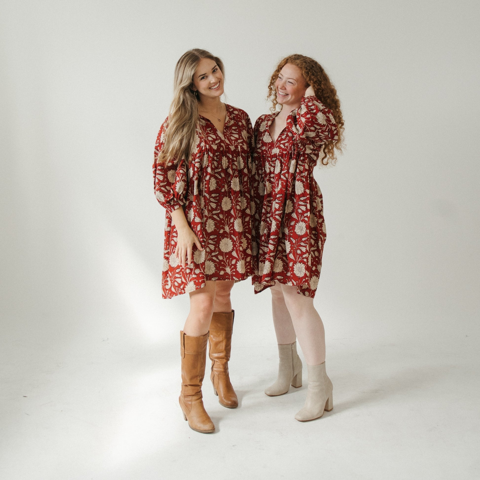 POKOLOKO Mira Mini Dress #color_anala-red