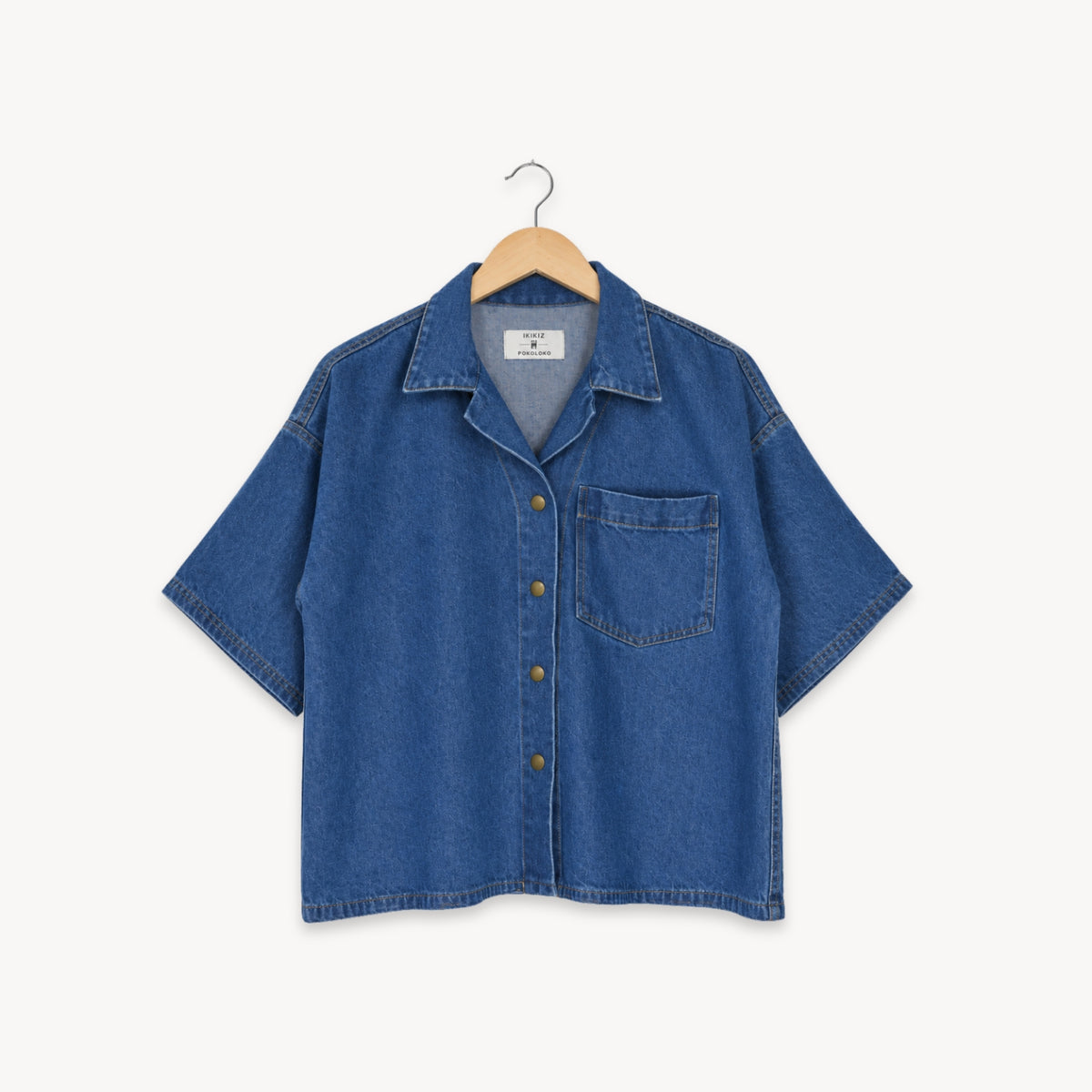 Denim Short Sleeve Jacket