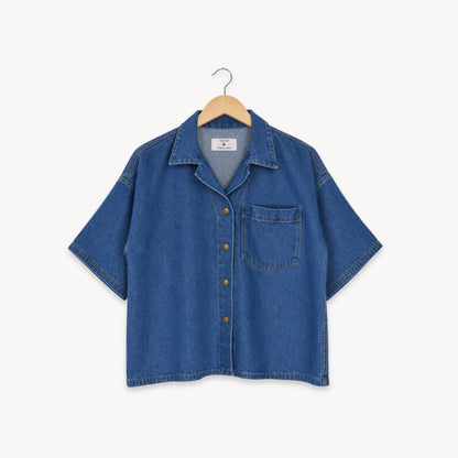 Denim Short Sleeve Jacket