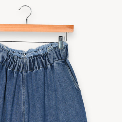 Denim Palazzo Pants